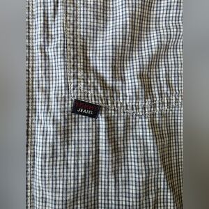Vintage 2000 Tommy Jeans Gingham Short Sleeve Button Down - S